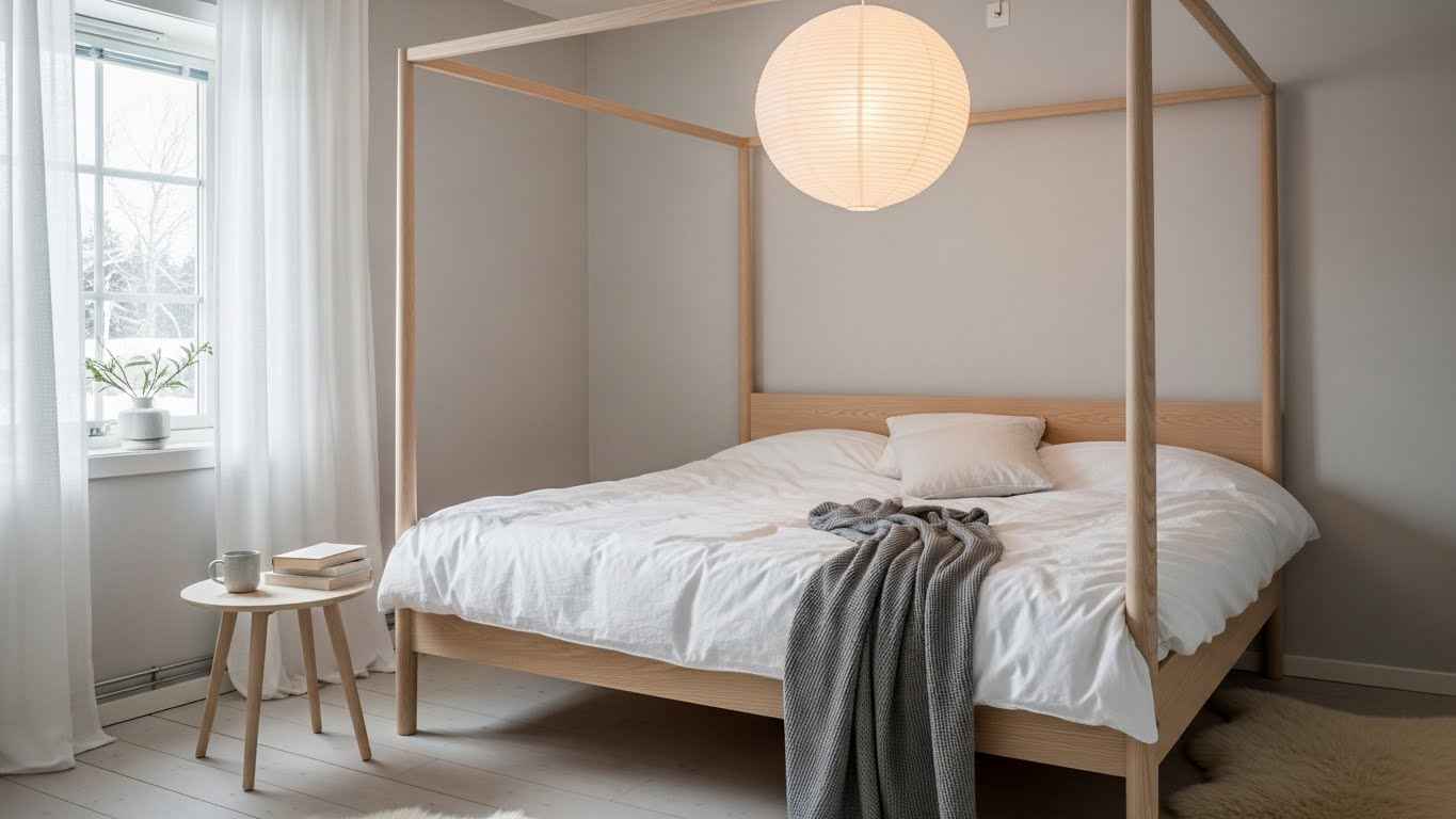 The Scandinavian Hygge Canopy Haven