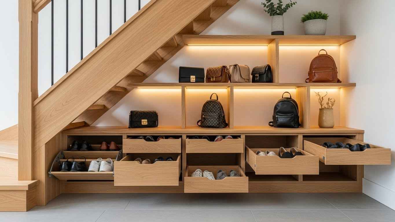 Under-Stair Storage Solutions