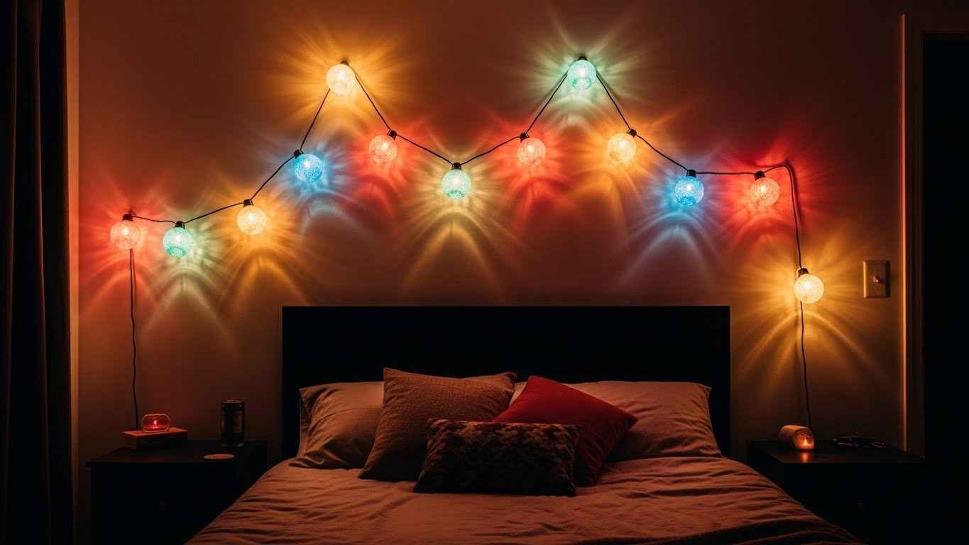Vibrant String Lights for Ambiance