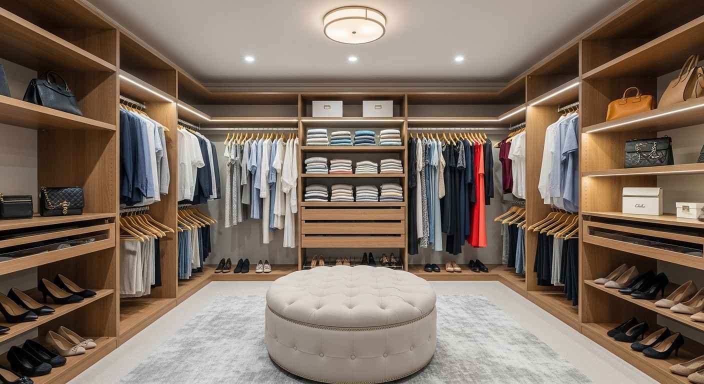 Walk-In Closet Elegance