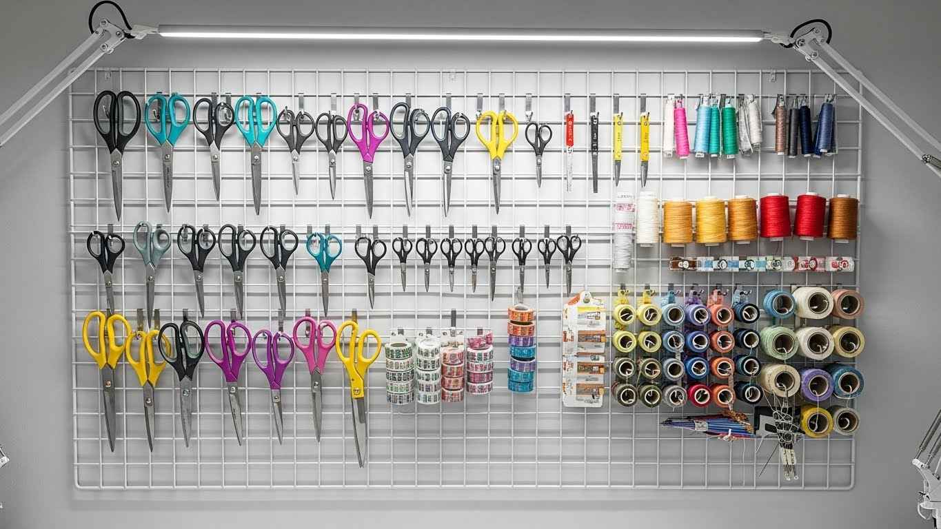 Wall-Mounted Wire Grids