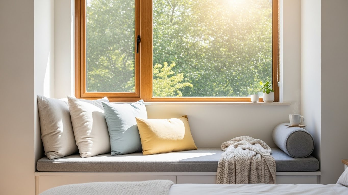Window Nook with Built-In Seating