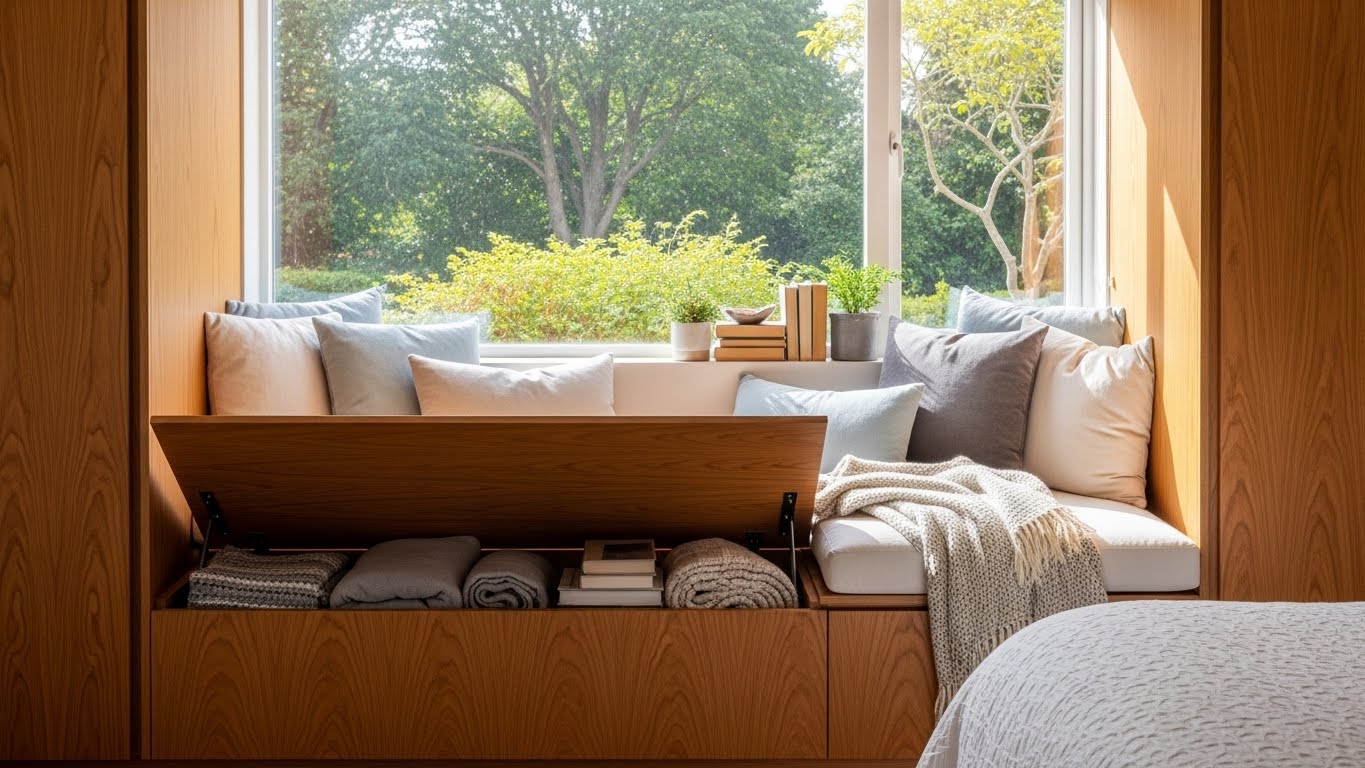 Window Seat Storage Nook