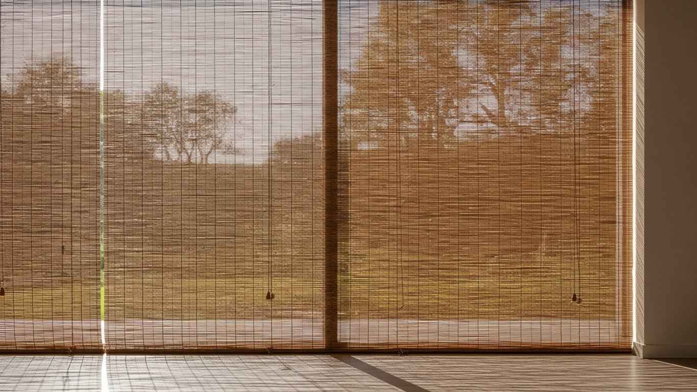 Add Texture with Woven Wood Shades