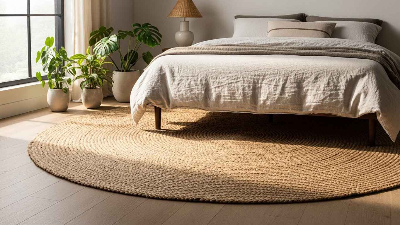 Add a Jute or Sisal Area Rug