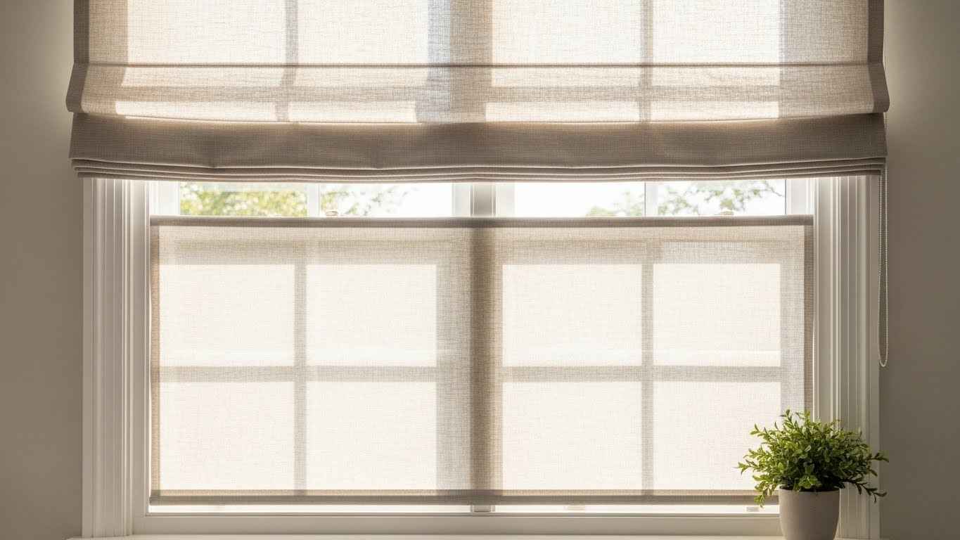 Install Stylish & Functional Roman Shades
