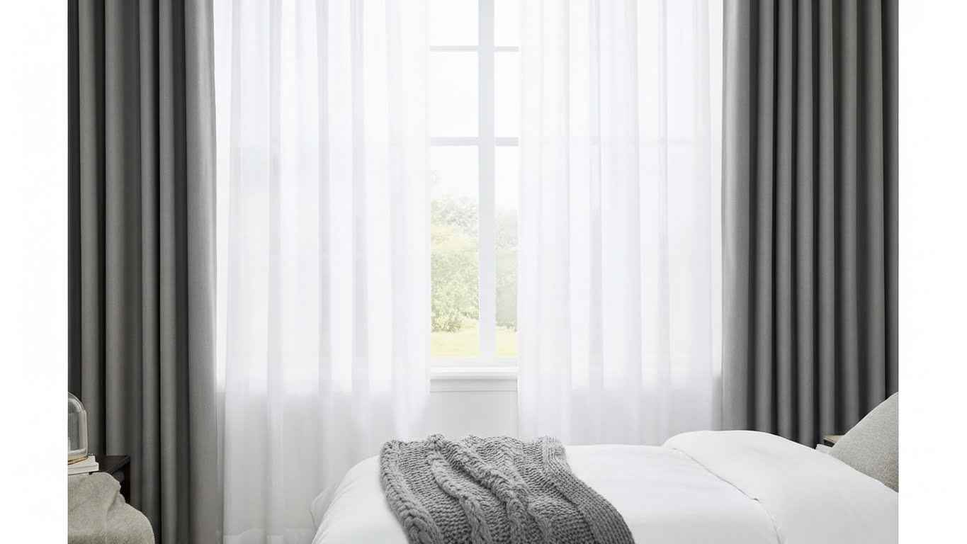 Layer Your Light with Sheer & Blackout Curtains