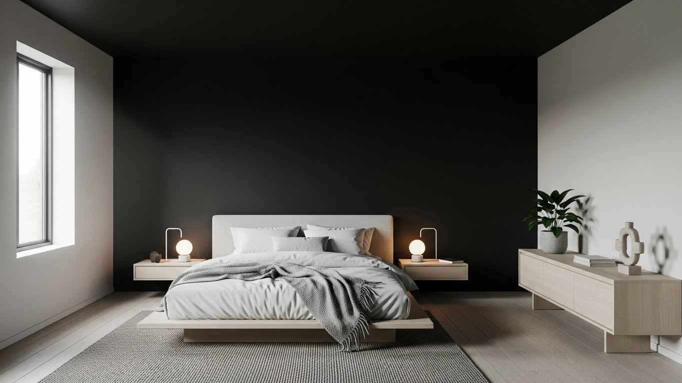 Matte Black Modernist Nest