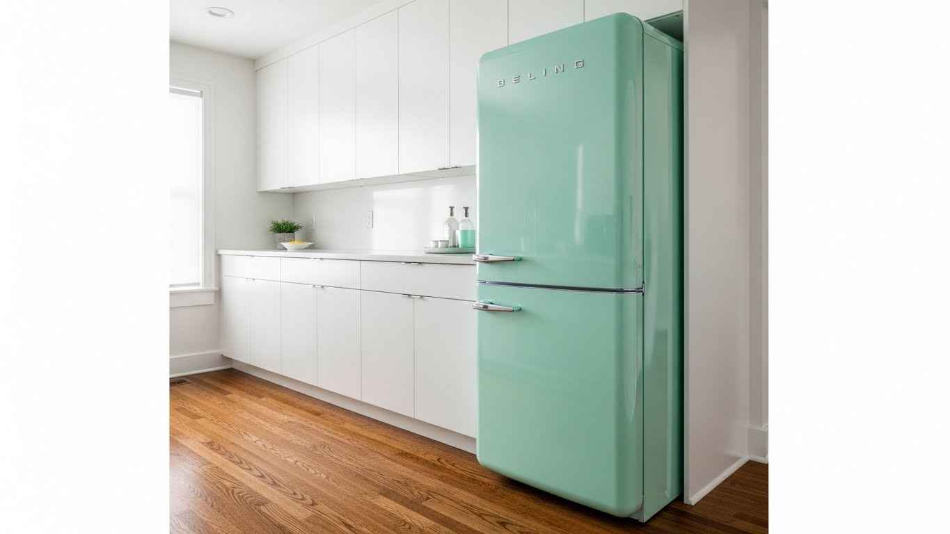 Mint Green Refrigerator