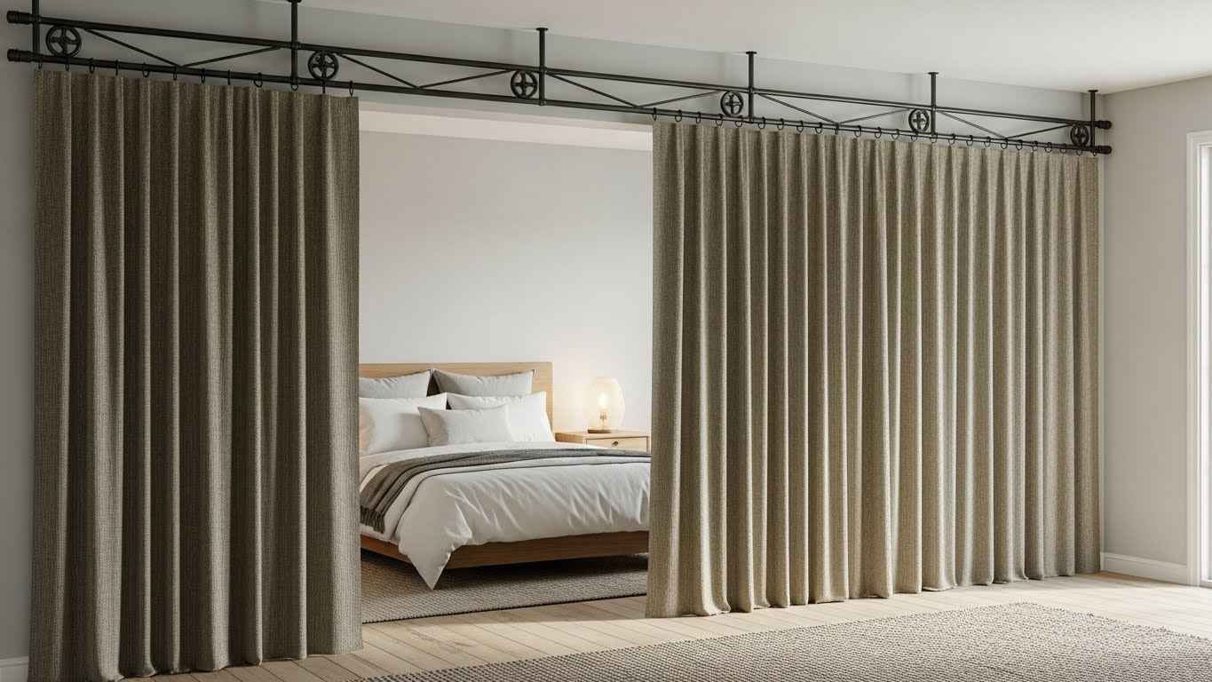 Sliding Barn Door Curtain Styles