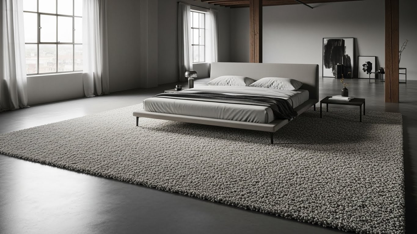 Softening Loft Spaces with Rugs