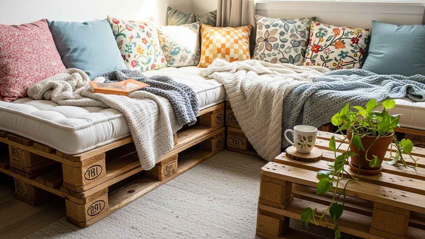 The DIY Pallet Sofa Nook