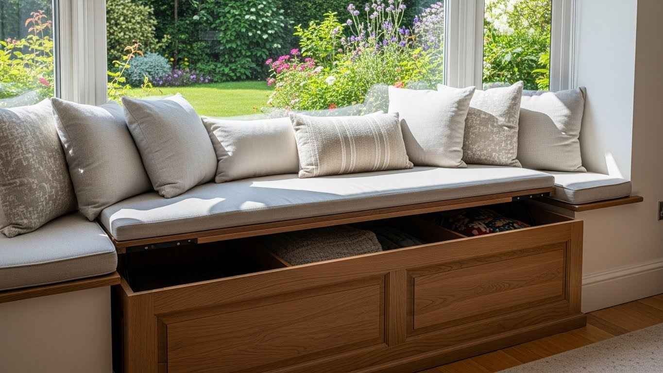 The Window Bench with Built-In Storage