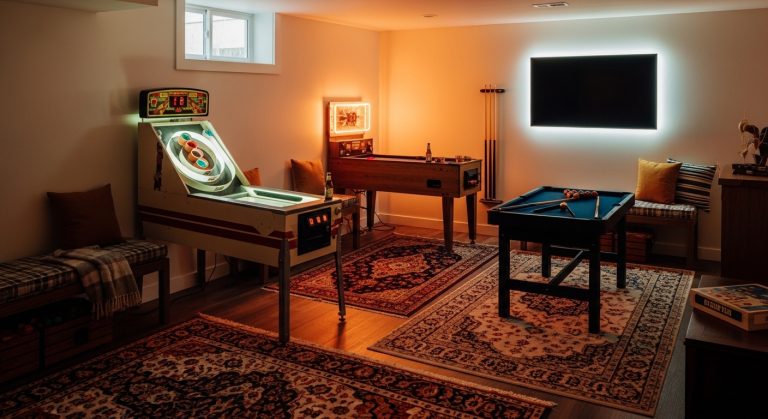 18 Cozy Basement Game Room Ideas You’ll Want to Live In