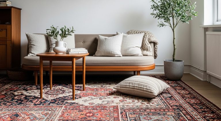 How to Style a Vintage Living Room With Modern Comfort in Mind