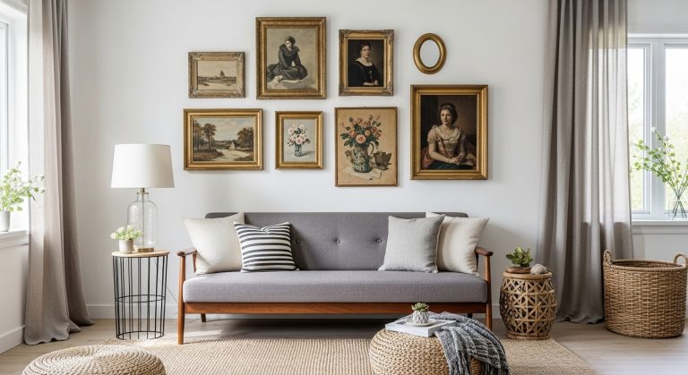How to DIY Vintage Wall Decor That Looks Like a Flea Market Find