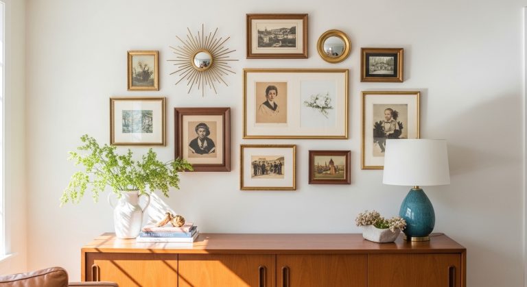 How to Create a Vintage Gallery Wall That Tells a Story