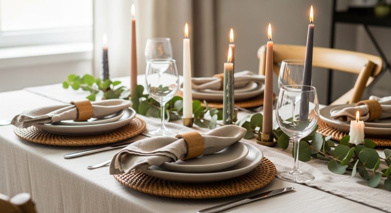 How to Set a Beautiful Dinner Table for Any Occasion