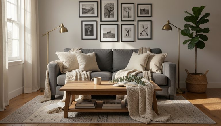 How to Decorate With a Grey Sofa When Your Room Feels Flat