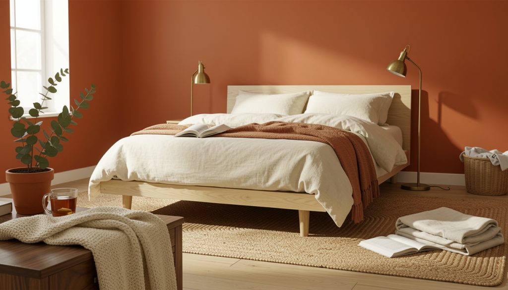 18 Minimalist Orange Bedrooms That Still Feel Full of Life