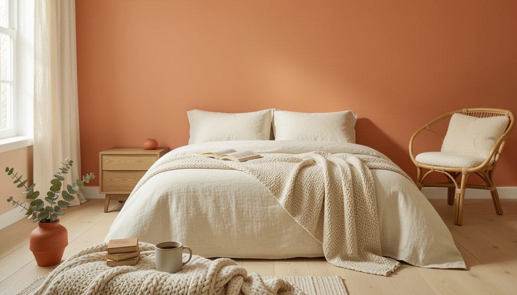 How to Make an Orange Room Feel Soft Instead of Neon Loud