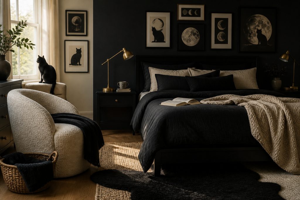 17 Black Cat Bedroom Ideas With Cozy Witchy Cat Lady Energy