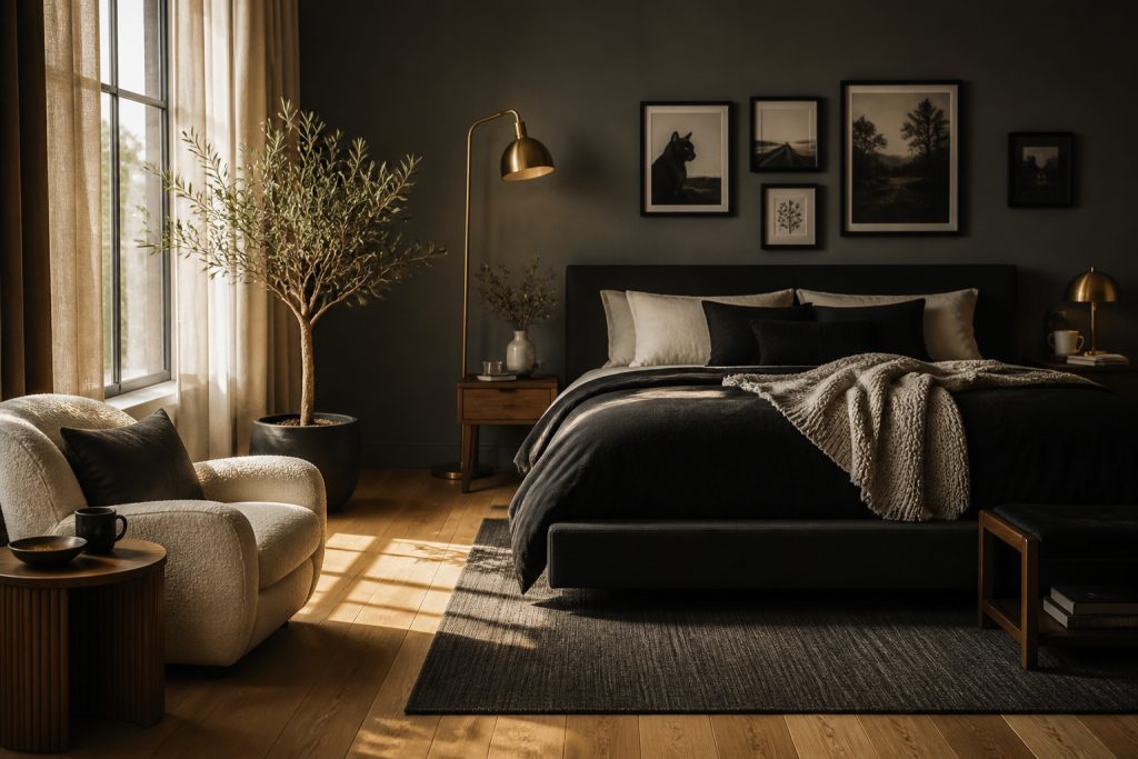 How to Decorate a Black Cat Bedroom That Feels Cozy, Not Costume Party