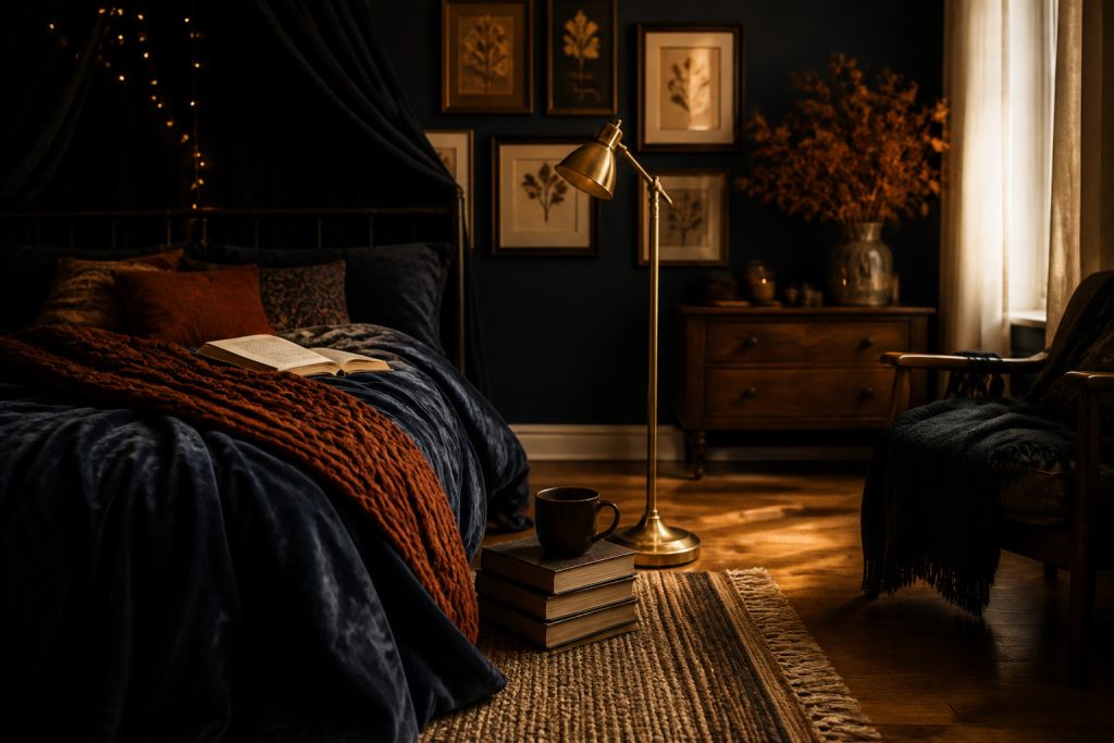 13 Spooky Cozy Bedroom Ideas for Girls Who Live for October Nights