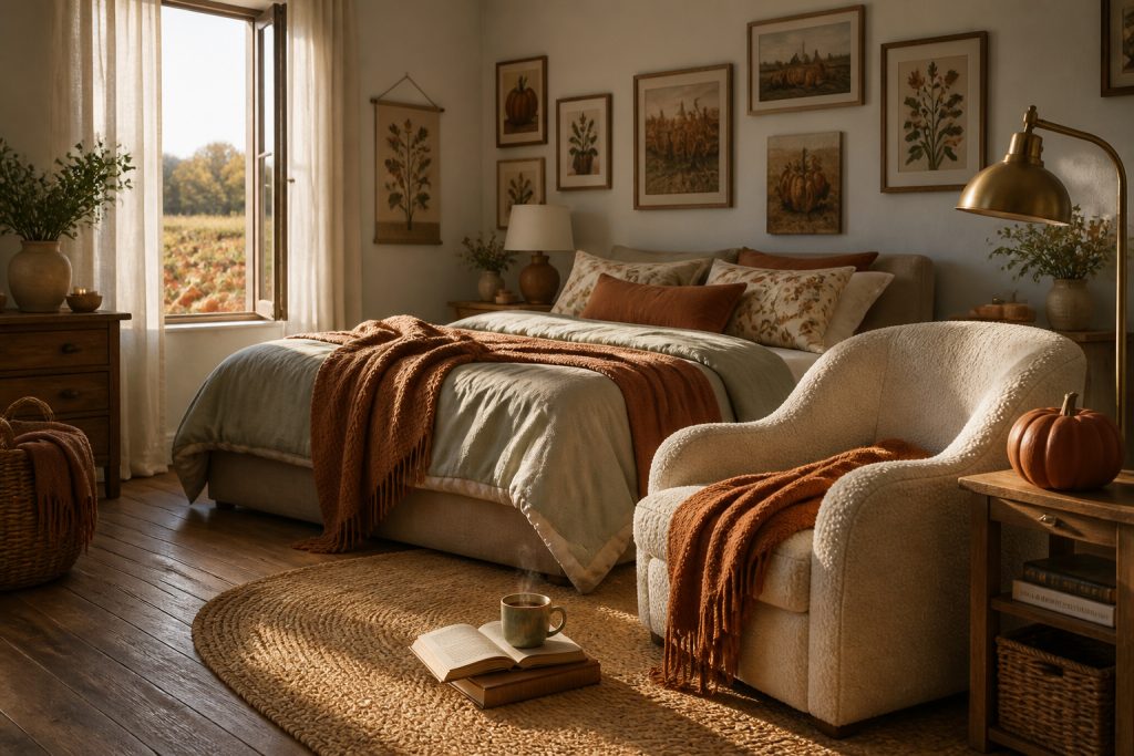 17 Pumpkin Patch Bedroom Decor Ideas That Feel Like a Hayride