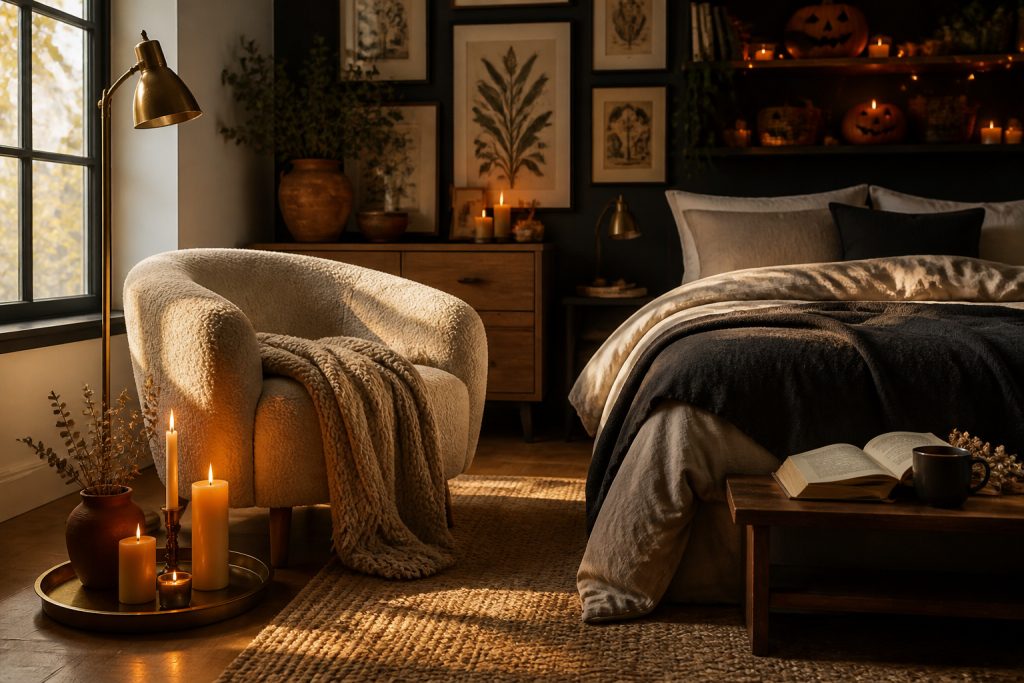 13 Halloween Bedroom Decor DIYs for a Cozy Haunted Glow