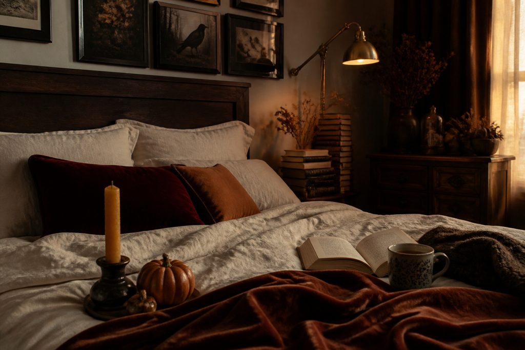 How to Decorate Your Bedroom for Halloween With Stuff You Already Own