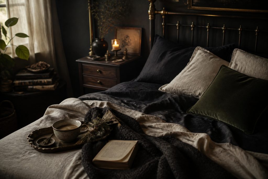 How to Create a Witchcore Bedroom With Layers, Light, and Little Rituals