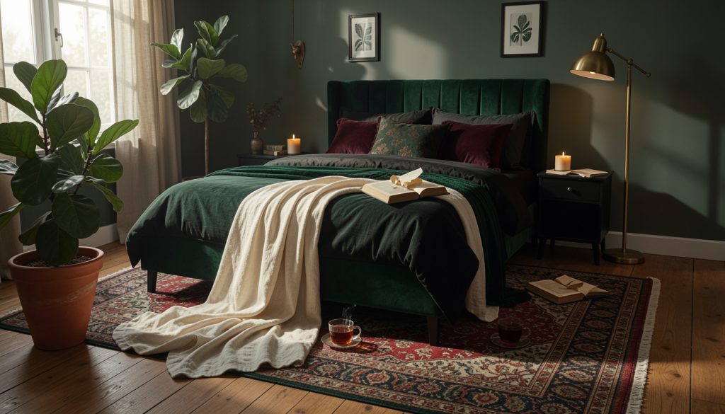 17 Botanical Goth Bedroom Ideas for a Dark, Lush Sleep Space