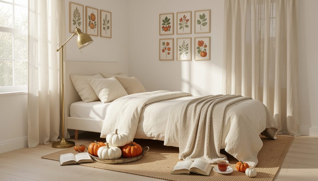 13 Small Bedroom Pumpkin Patch Looks That Still Feel Airy