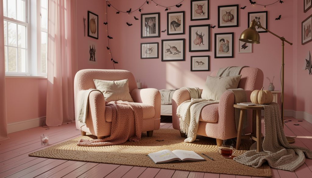 17 Girly Halloween Room Ideas for a Pink, Spooky Little Nest