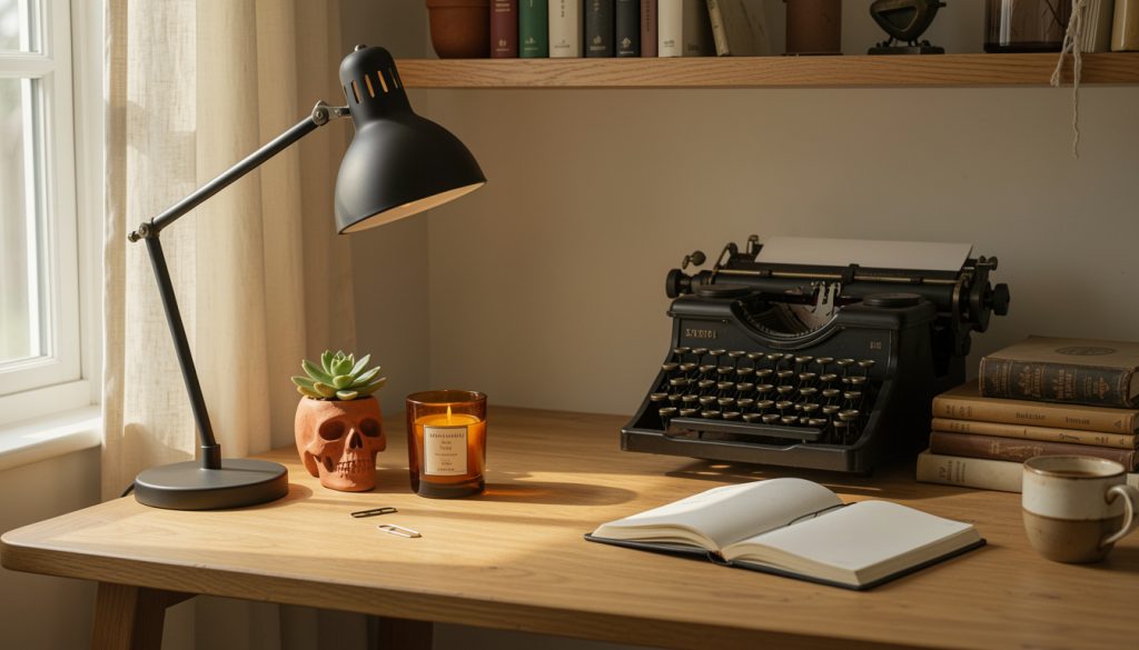 13 Spooky Office Desk Setups That Still Look Work Friendly