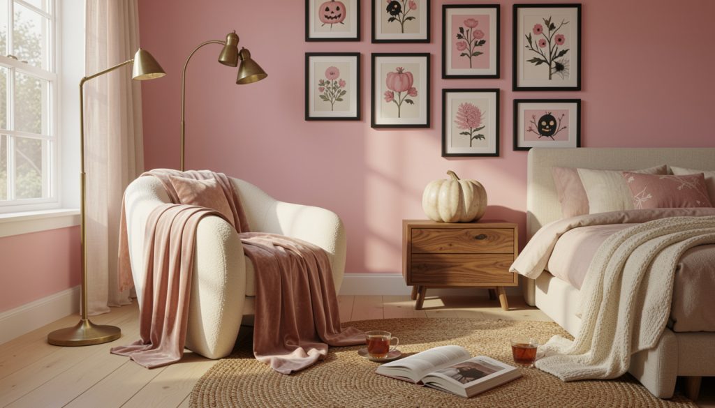 17 Pink Halloween Bedroom Ideas for a Cute Spooky Sleep Space